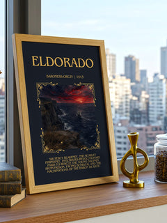 Eldorado Minimalist Book Poster by Baroness Orczy – image 3