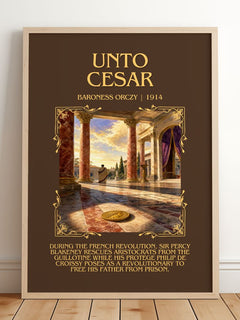 Unto César Minimalist Book Poster by Baroness Orczy – image 2