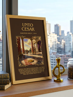 Unto César Minimalist Book Poster by Baroness Orczy – image 3
