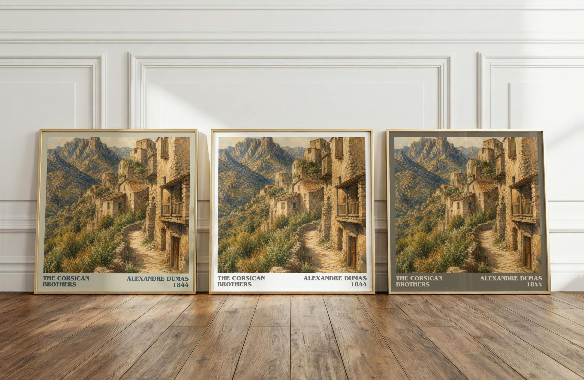 The Corsican Brothers Literary Art Print by Alexandre Dumas