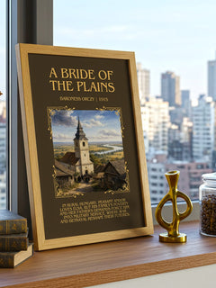 A Bride Of The Plains Minimalist Book Poster by Baroness Orczy – image 3