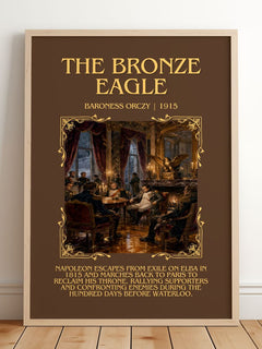 The Bronze Eagle Minimalist Book Poster by Baroness Orczy – image 2