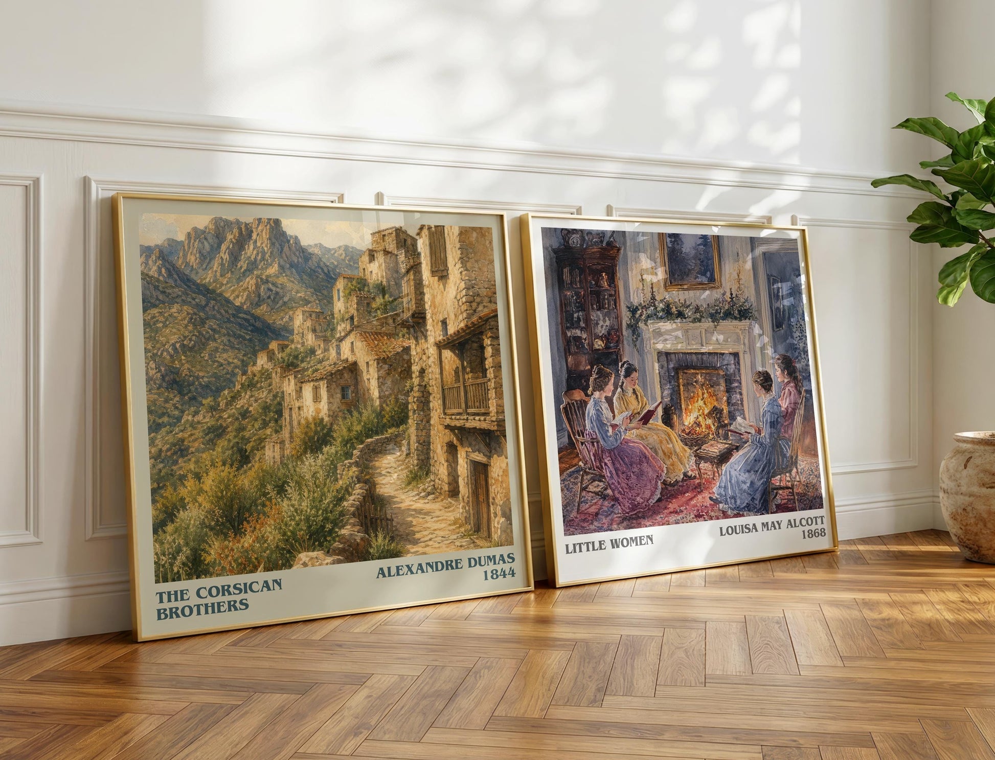 The Corsican Brothers Literary Art Print by Alexandre Dumas