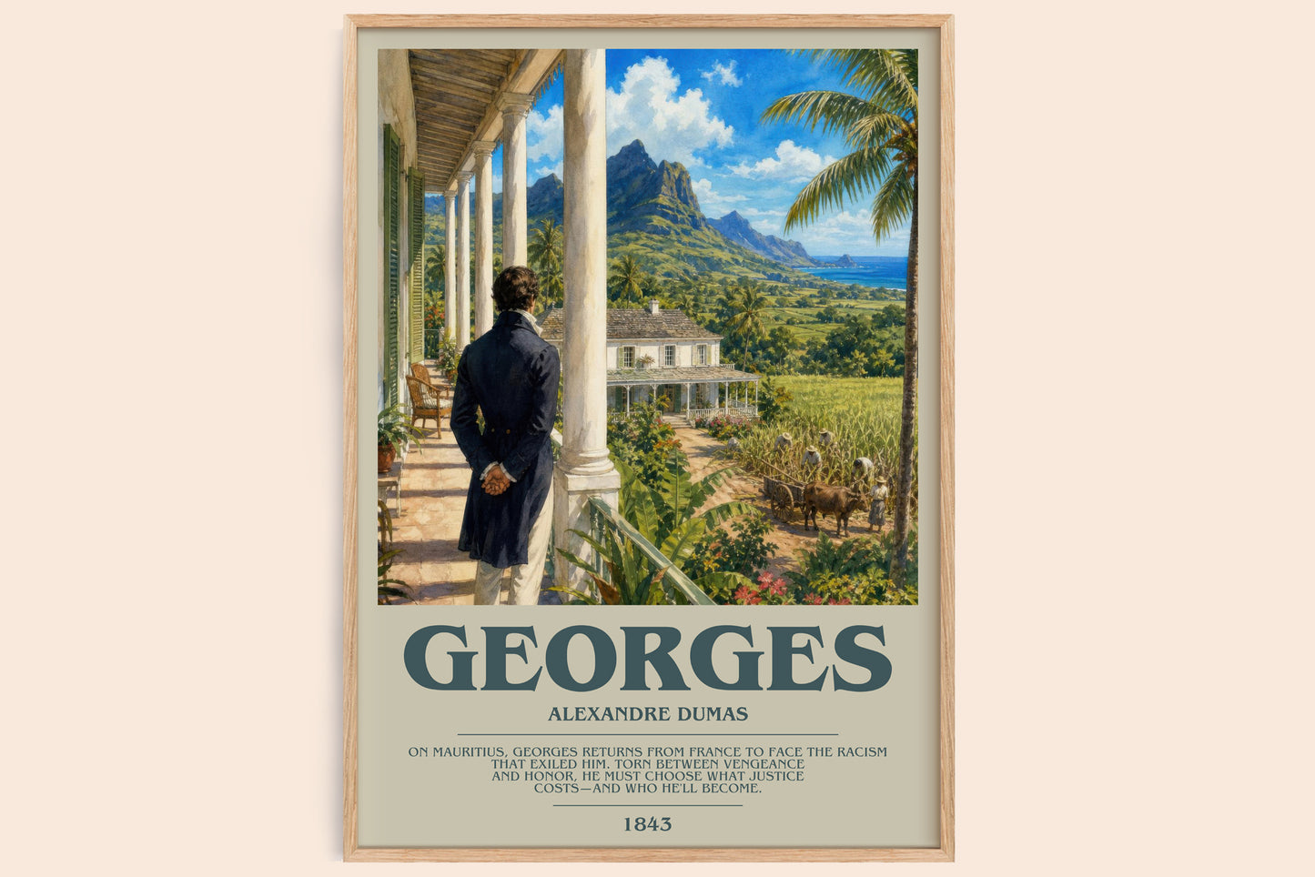Georges Bookish Wall Art by Alexandre Dumas