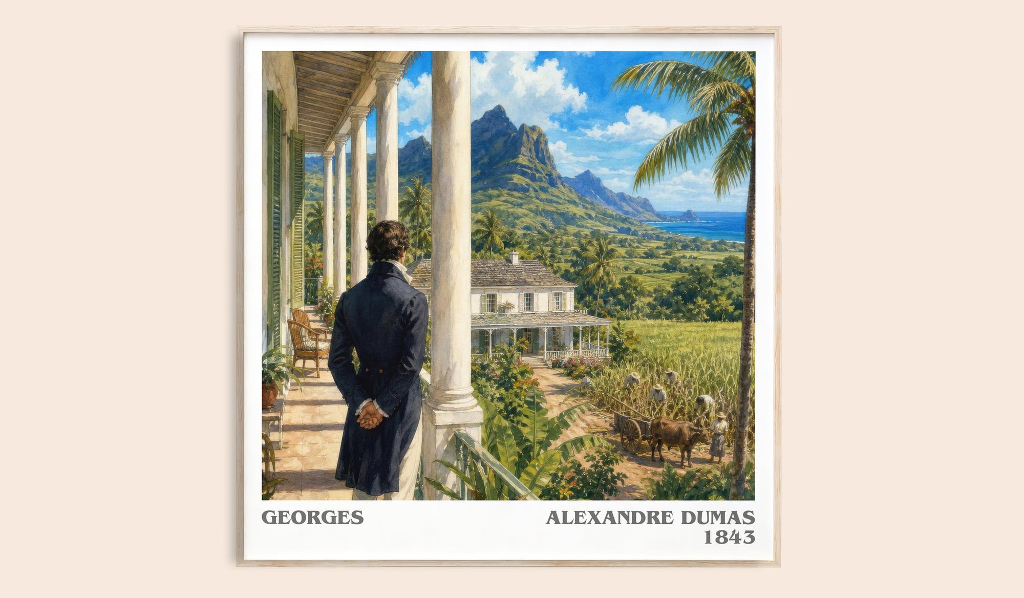 Georges Literary Art Print by Alexandre Dumas