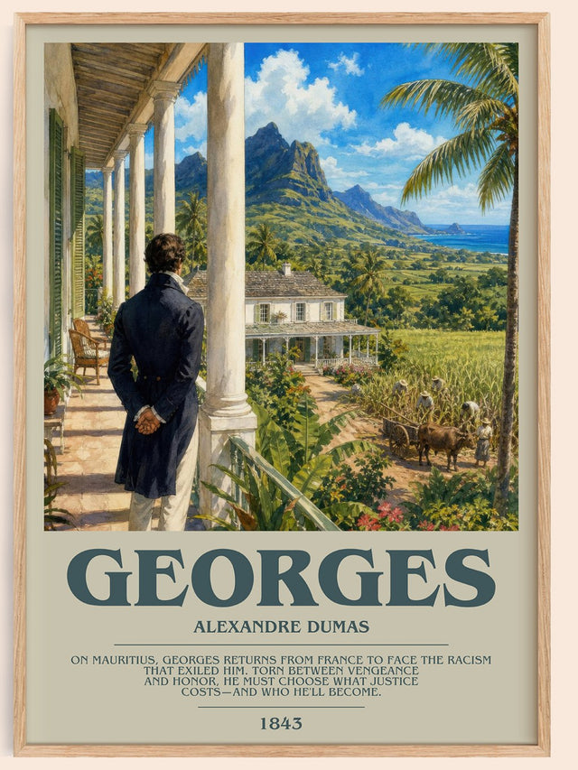 Georges Bookish Wall Art by Alexandre Dumas