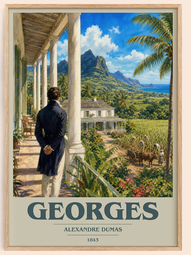 Georges Book Cover Poster by Alexandre Dumas