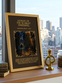 League Of The Scarlet Pimpernel Minimalist Book Poster by B. Orczy – image 3