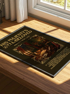 His Majesty'S Well-Beloved Minimalist Book Poster by Baroness Orczy – image 4