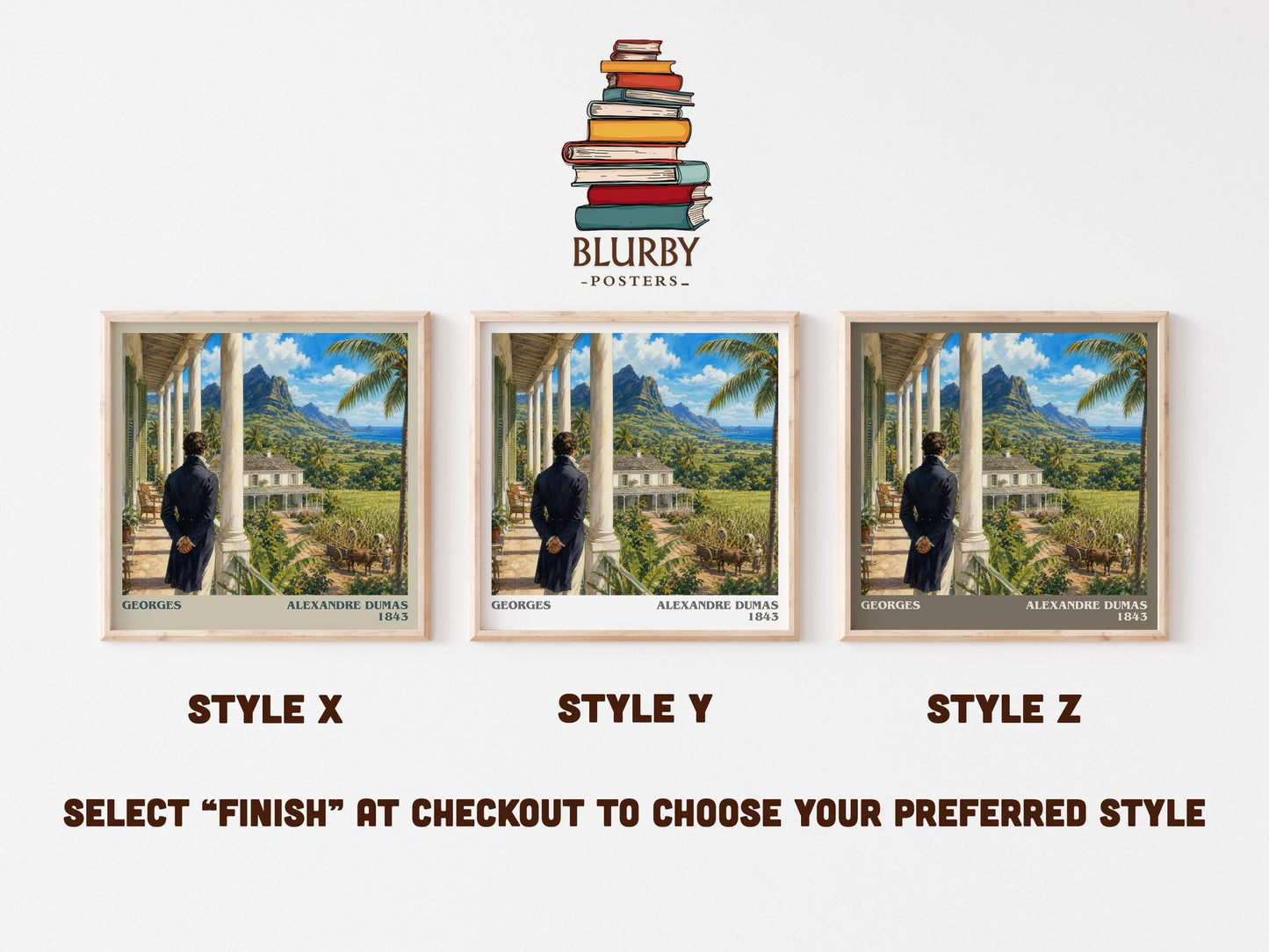 Georges Literary Art Print by Alexandre Dumas