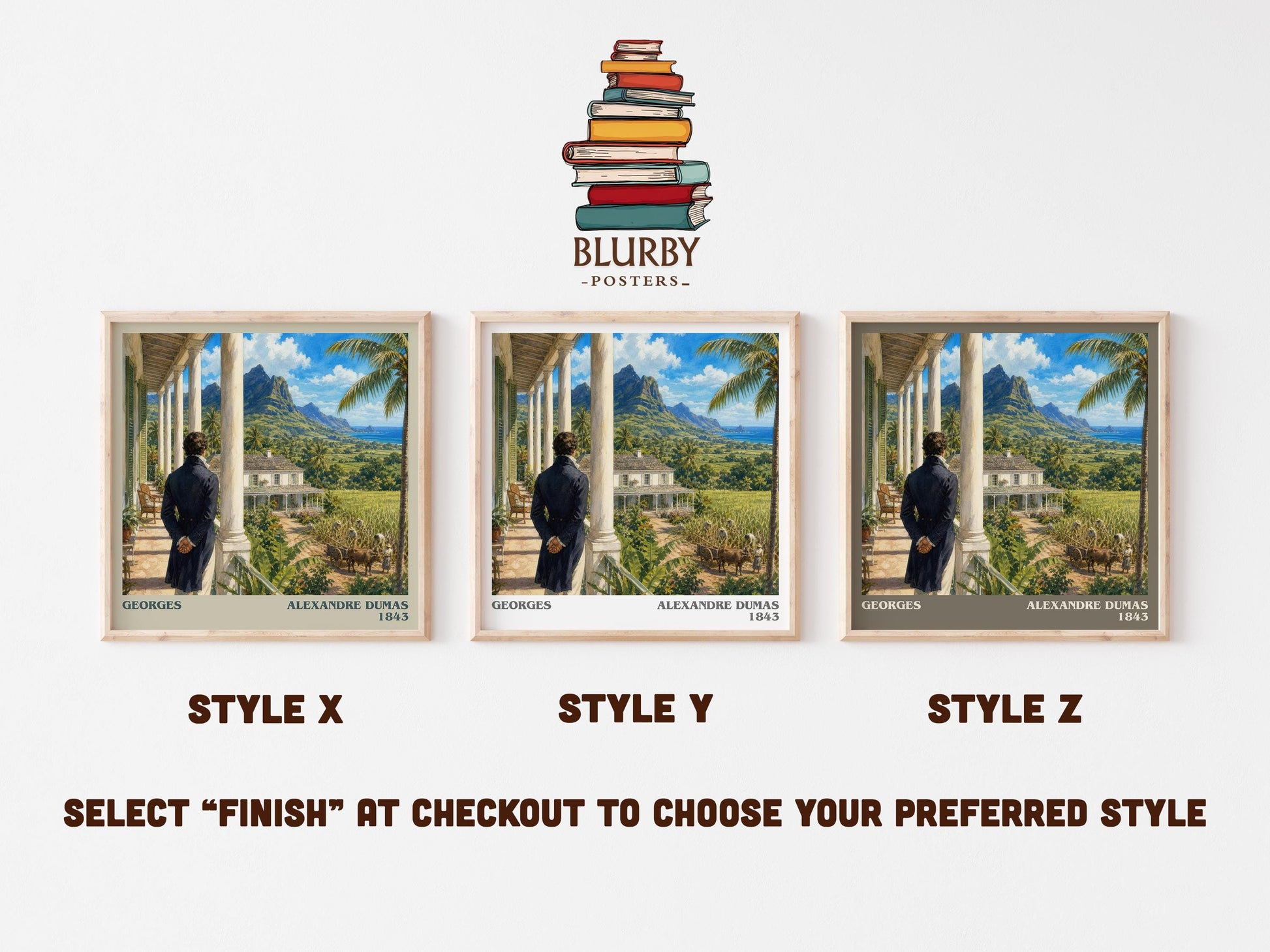 Georges Literary Art Print by Alexandre Dumas