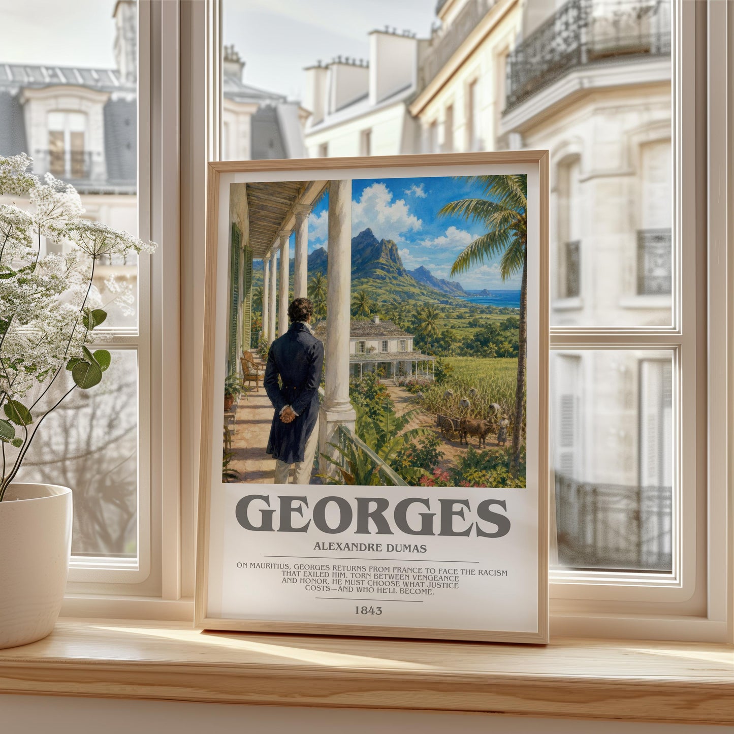 Georges Bookish Wall Art by Alexandre Dumas