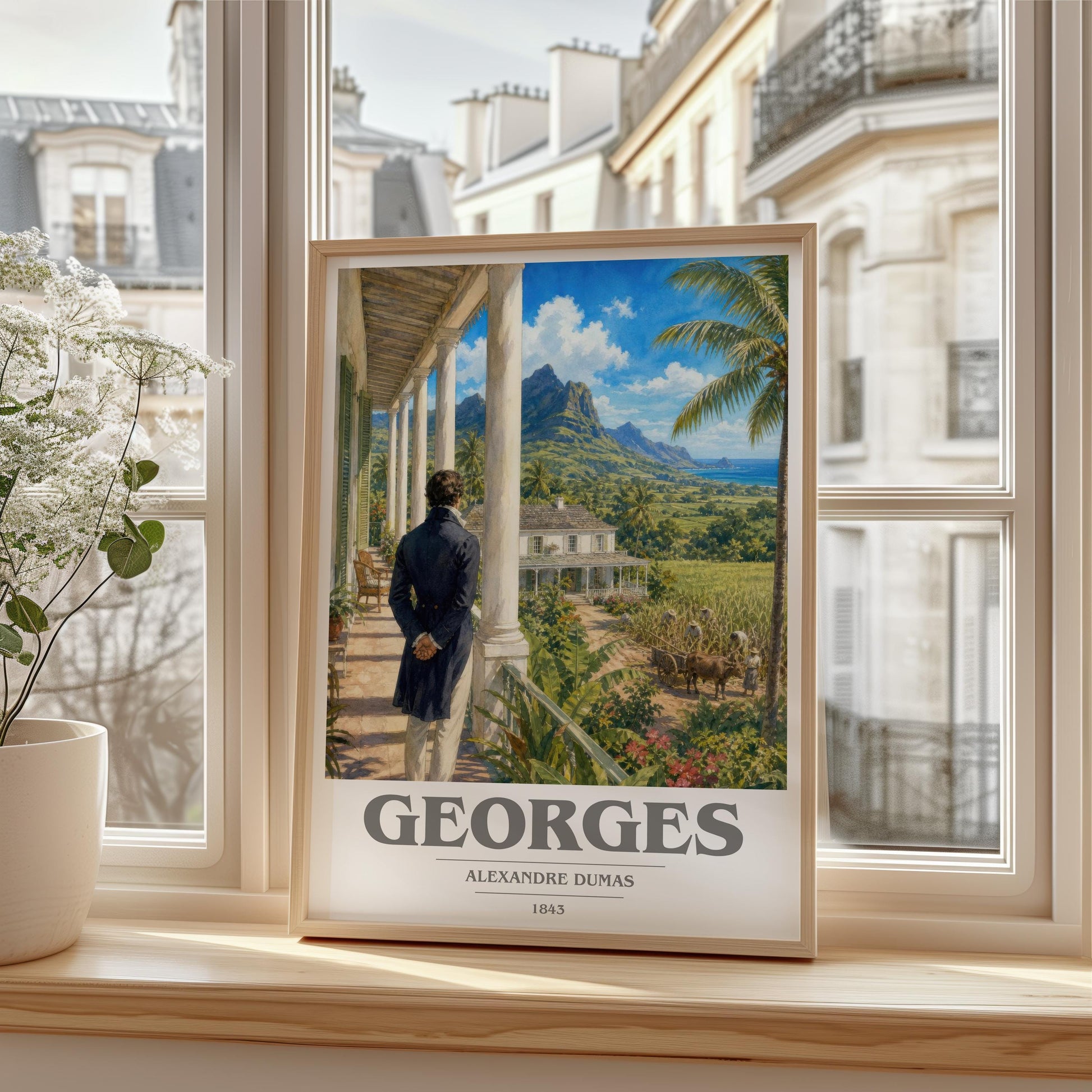 Georges Book Cover Poster by Alexandre Dumas