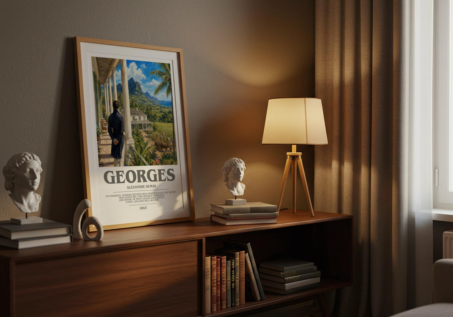 Georges Bookish Wall Art by Alexandre Dumas