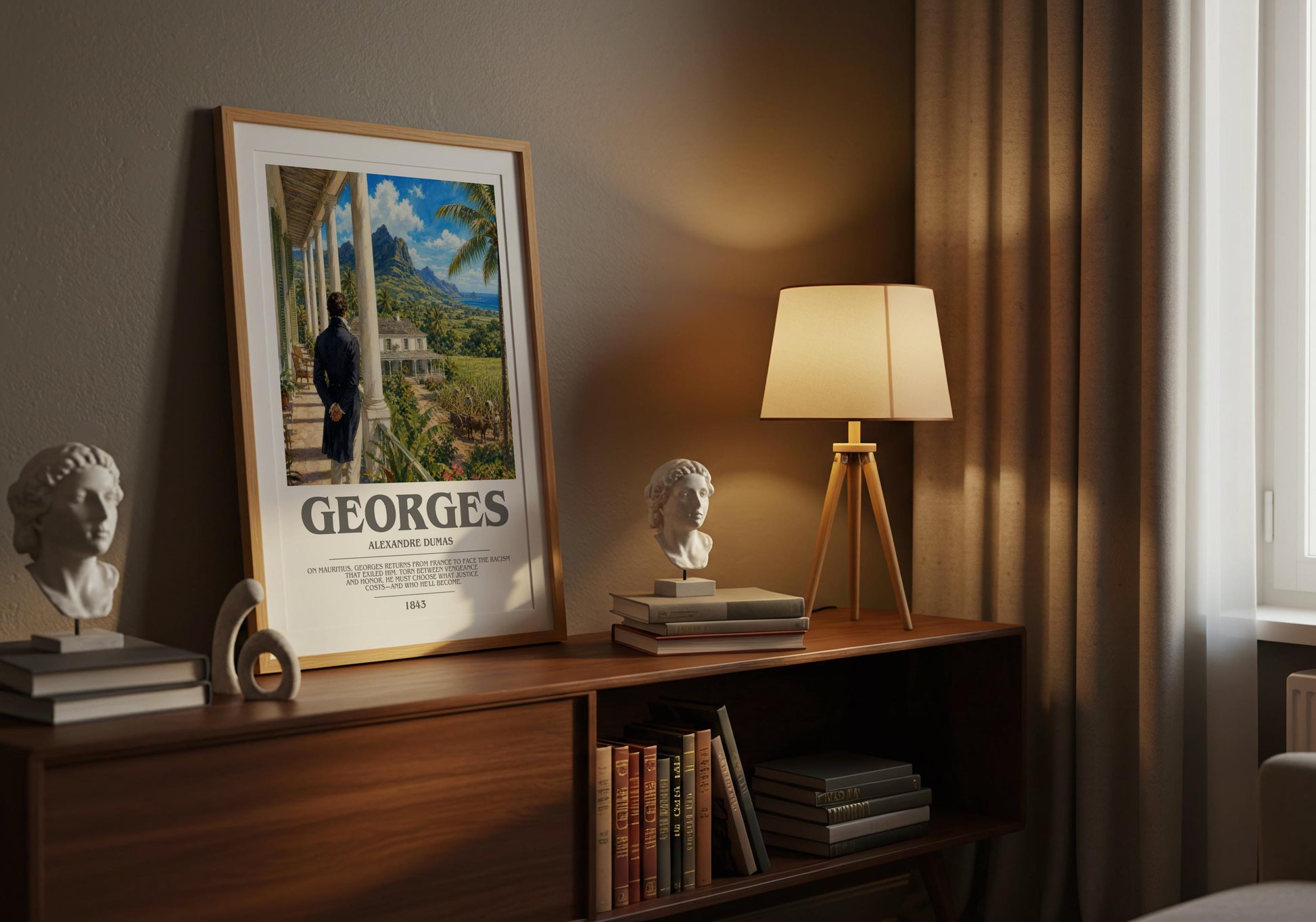 Georges Bookish Wall Art by Alexandre Dumas