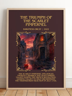 Triumph Of The Scarlet Pimpernel Minimalist Book Poster by B. Orczy – image 2