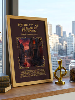Triumph Of The Scarlet Pimpernel Minimalist Book Poster by B. Orczy – image 3