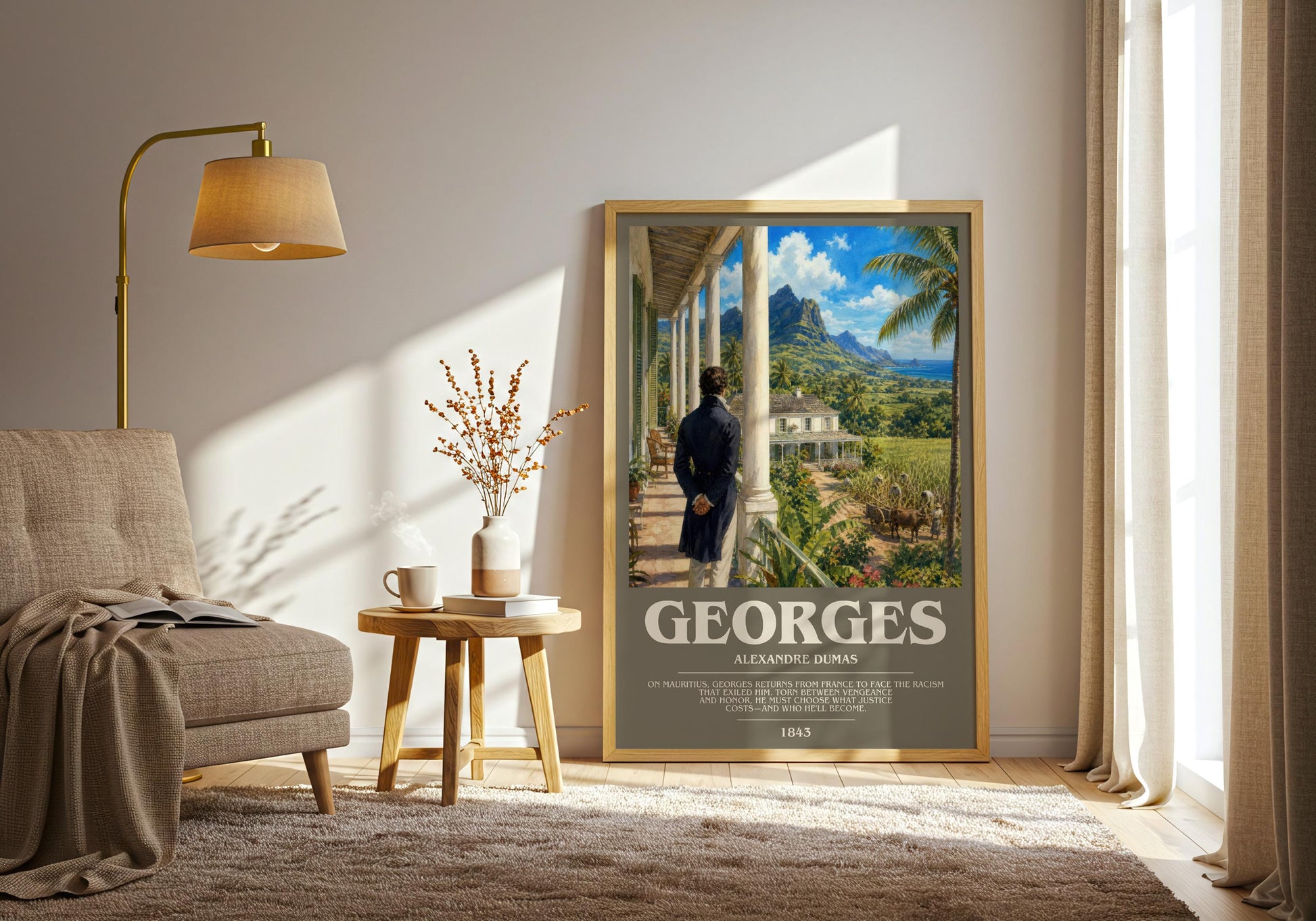 Georges Bookish Wall Art by Alexandre Dumas