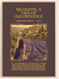 Nicolette: A Tale Of Old Provence Minimalist Book Poster by B. Orczy – image 1