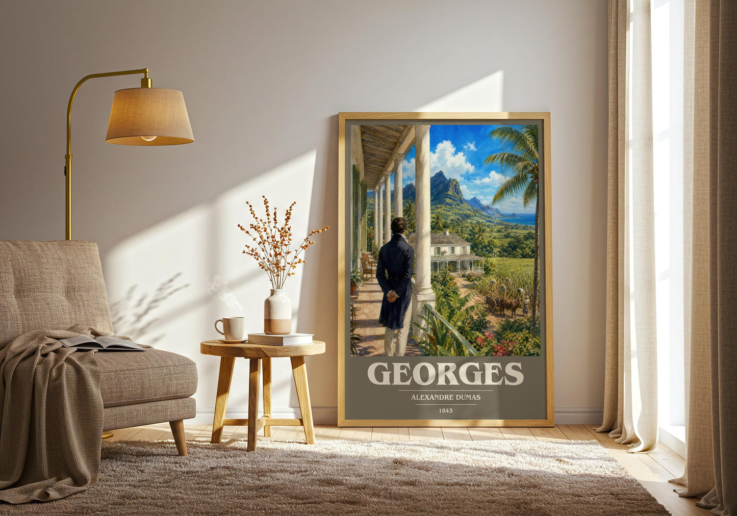 Georges Book Cover Poster by Alexandre Dumas