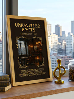 Unravelled Knots Minimalist Book Poster by Baroness Orczy – image 3