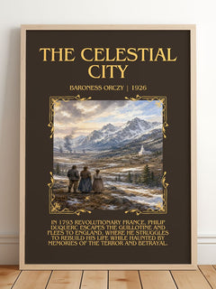 The Celestial City Minimalist Book Poster by Baroness Orczy – image 2