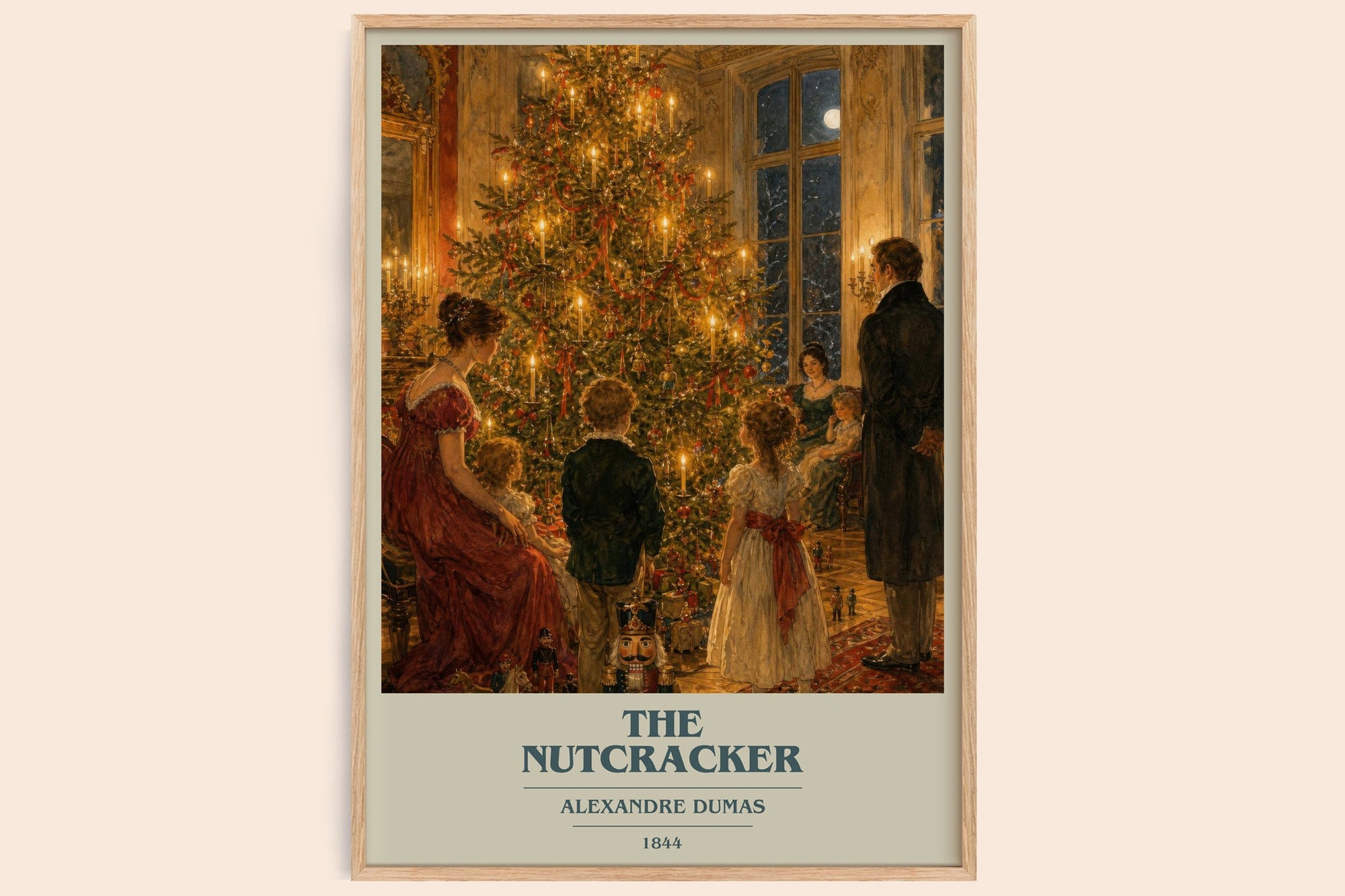 The Nutcracker Book Cover Poster by Alexandre Dumas