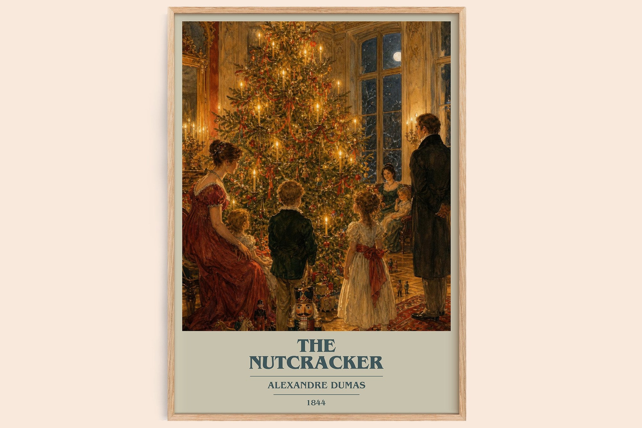 The Nutcracker Book Cover Poster by Alexandre Dumas