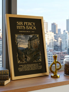 Sir Percy Hits Back Minimalist Book Poster by Baroness Orczy – image 3