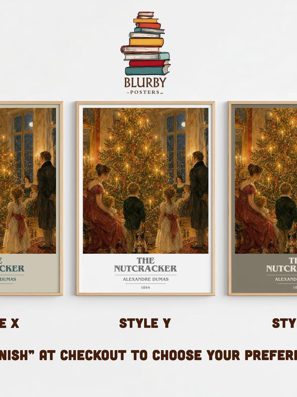 The Nutcracker Book Cover Poster by Alexandre Dumas