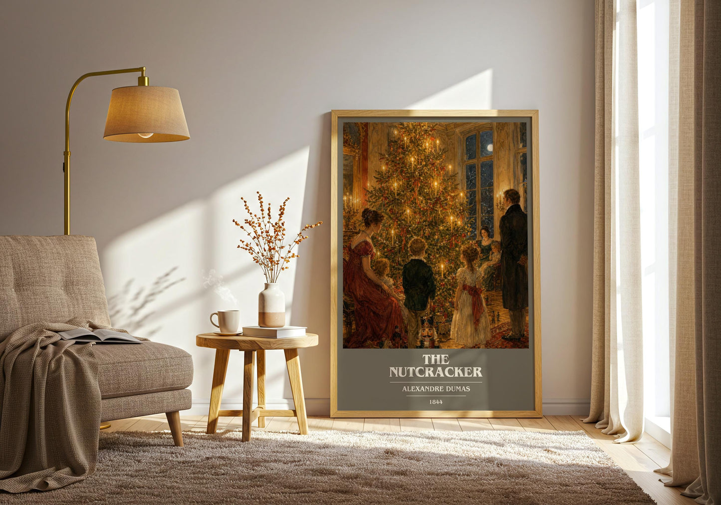 The Nutcracker Book Cover Poster by Alexandre Dumas