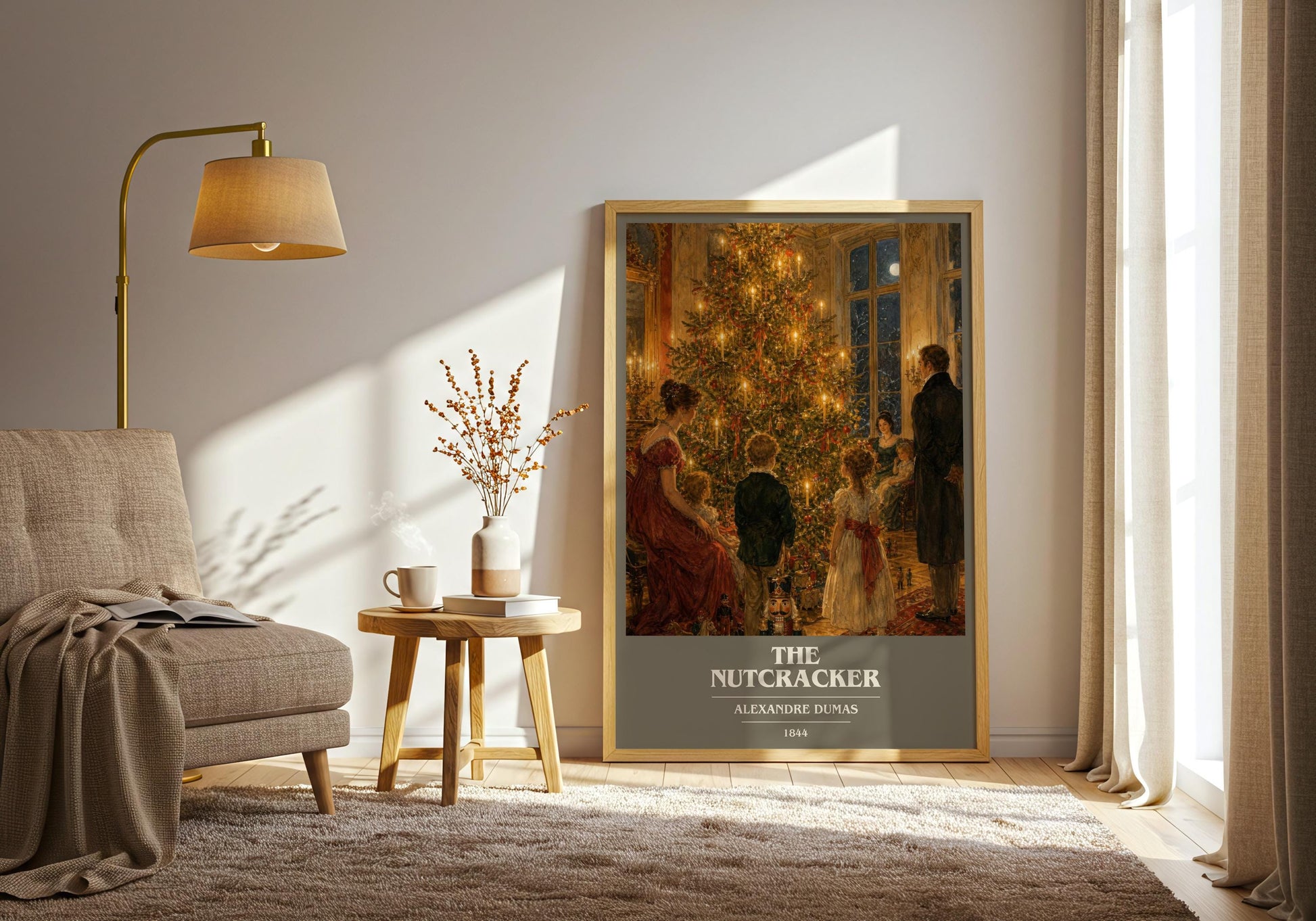 The Nutcracker Book Cover Poster by Alexandre Dumas