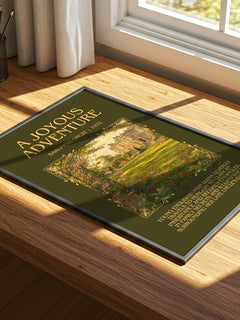 A Joyous Adventure Minimalist Book Poster by Baroness Orczy – image 4