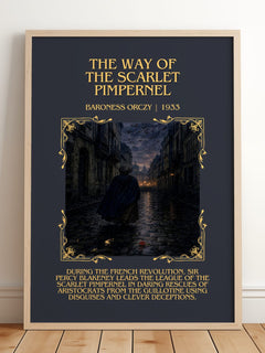 Way Of The Scarlet Pimpernel Minimalist Book Poster by Baroness Orczy – image 2
