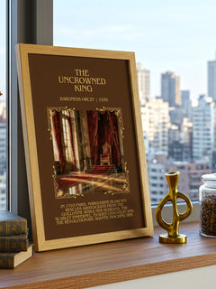 The Uncrowned King Minimalist Book Poster by Baroness Orczy – image 3