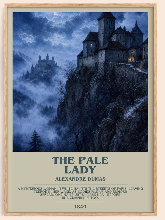 The Pale Lady Bookish Wall Art by Alexandre Dumas
