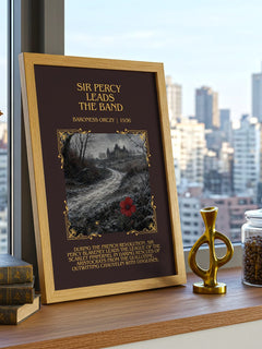 Sir Percy Leads The Band Minimalist Book Poster by Baroness Orczy – image 3