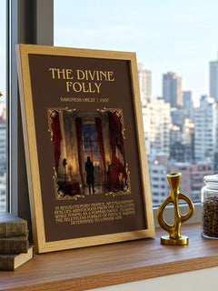 The Divine Folly Minimalist Book Poster by Baroness Orczy – image 3