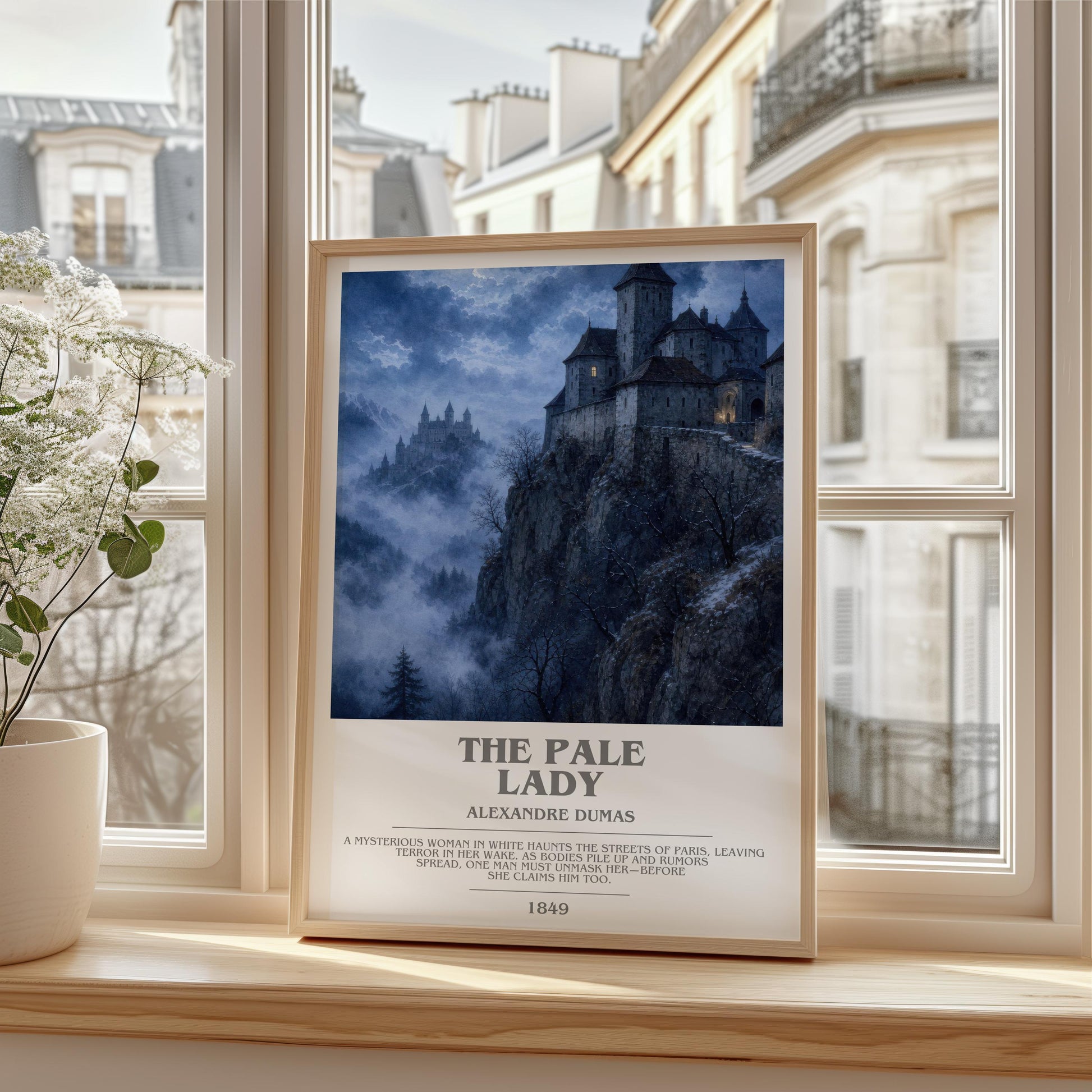 The Pale Lady Bookish Wall Art by Alexandre Dumas
