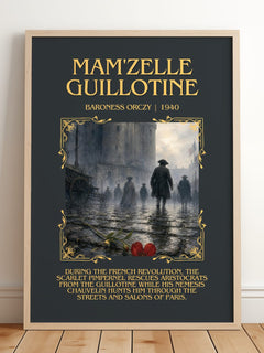 Mam'Zelle Guillotine Minimalist Book Poster by Baroness Orczy – image 2
