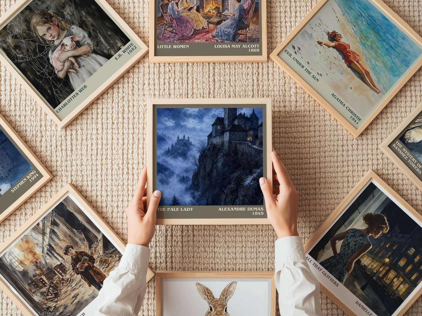The Pale Lady Literary Art Print by Alexandre Dumas