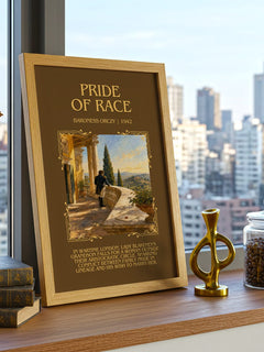 Pride Of Race Minimalist Book Poster by Baroness Orczy – image 3