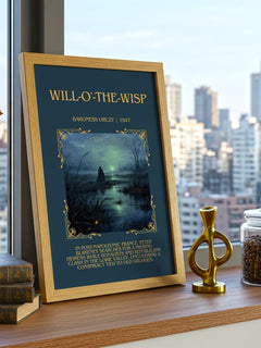 Will-O'-The-Wisp Minimalist Book Poster by Baroness Orczy – image 3