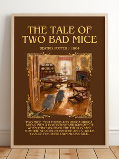 The Tale Of Two Bad Mice Minimalist Book Poster by Beatrix Potter – image 2