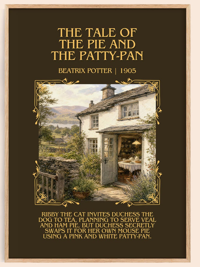 Tale Of The Pie And The Patty-Pan Minimalist Book Poster by B. Potter
