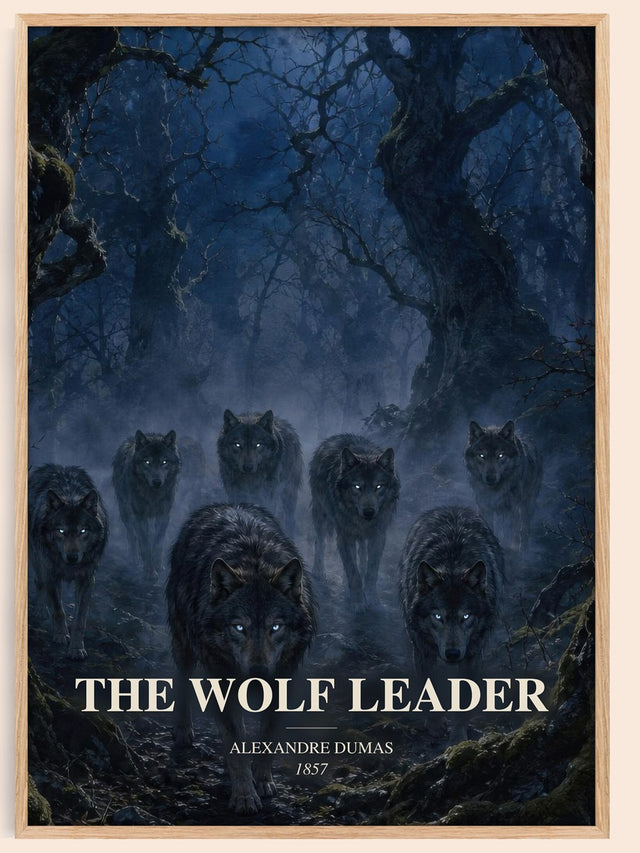 The Wolf Leader Book Watercolour Illustration by Alexandre Dumas