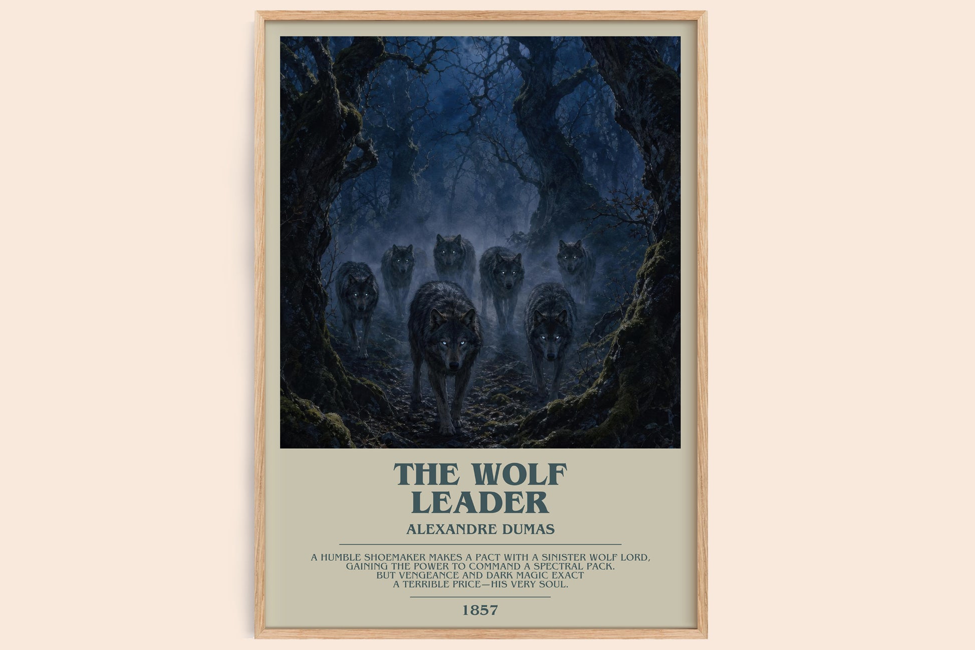 The Wolf Leader Bookish Wall Art by Alexandre Dumas