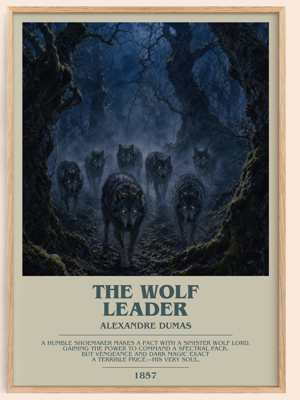 The Wolf Leader Bookish Wall Art by Alexandre Dumas