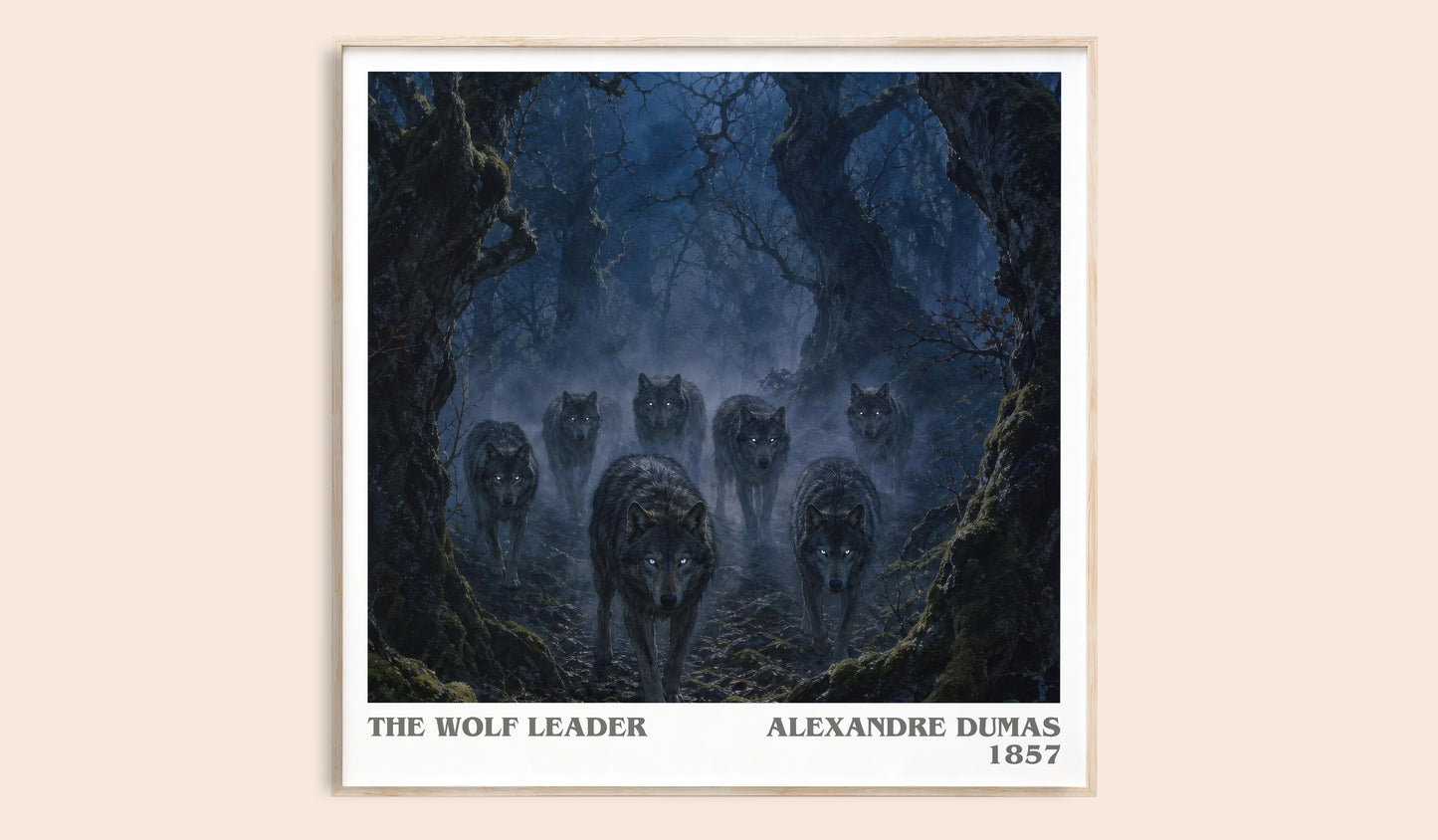 The Wolf Leader Literary Art Print by Alexandre Dumas
