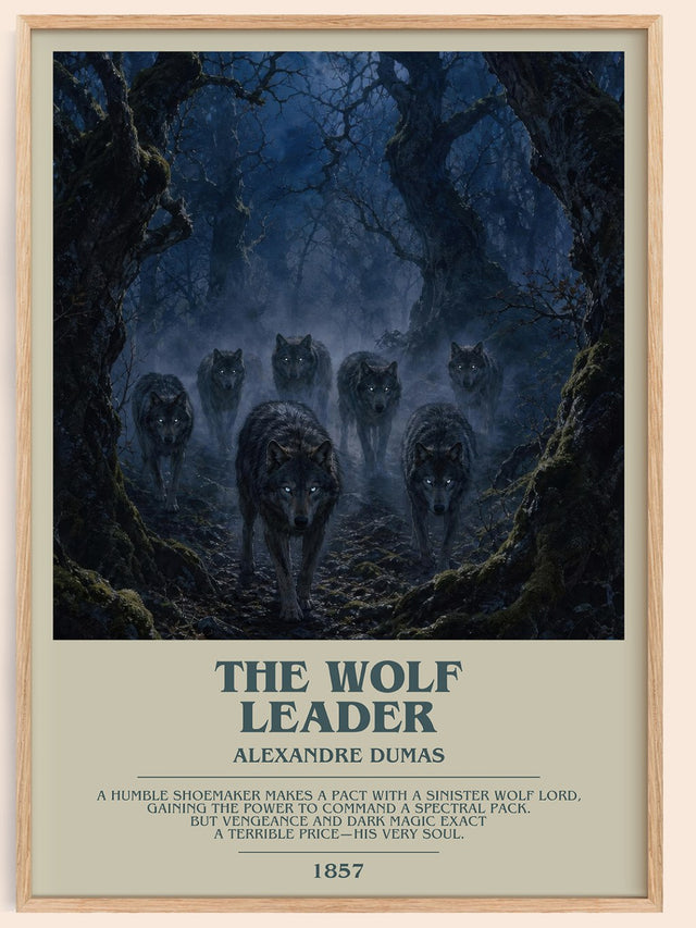 The Wolf Leader Bookish Wall Art by Alexandre Dumas
